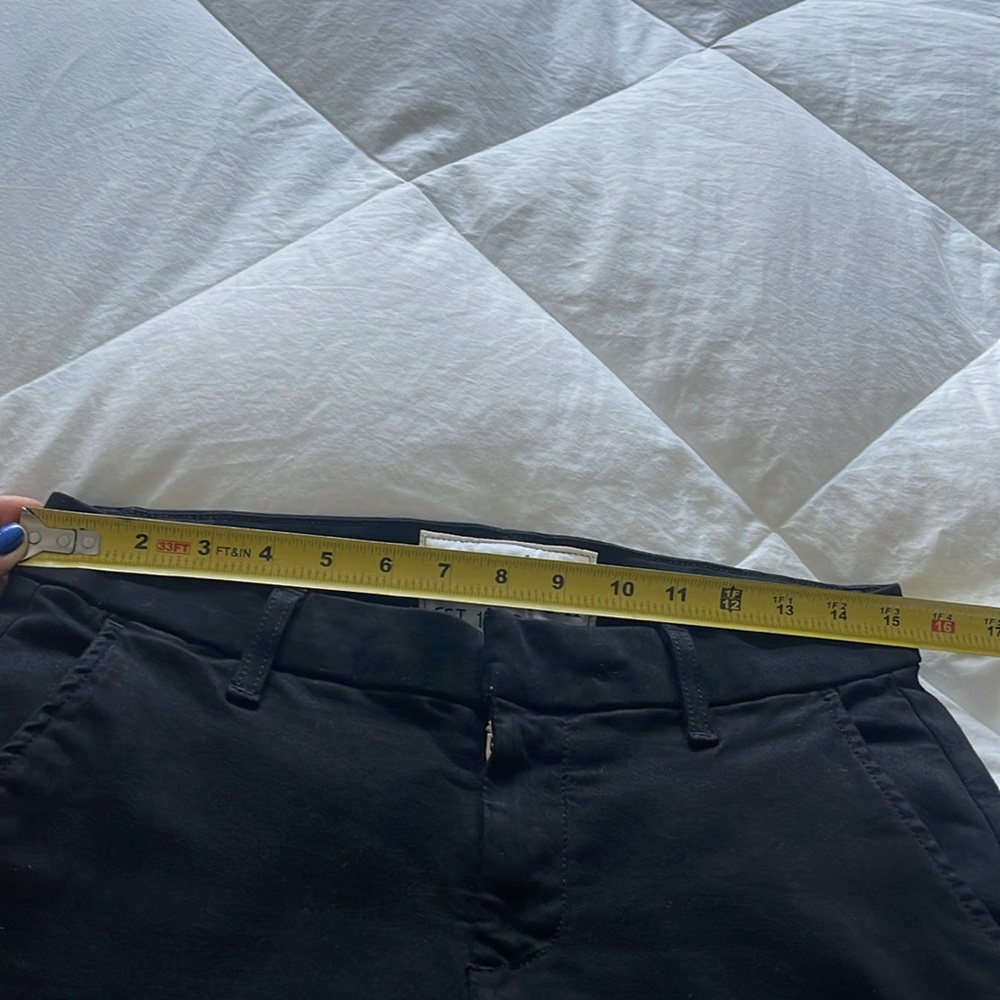 FRANK & EILEEN WICKLOW The Italian Chino ITALIAN PERFORMANCE TWILL in Black Sz 6 - Picture 16 of 17